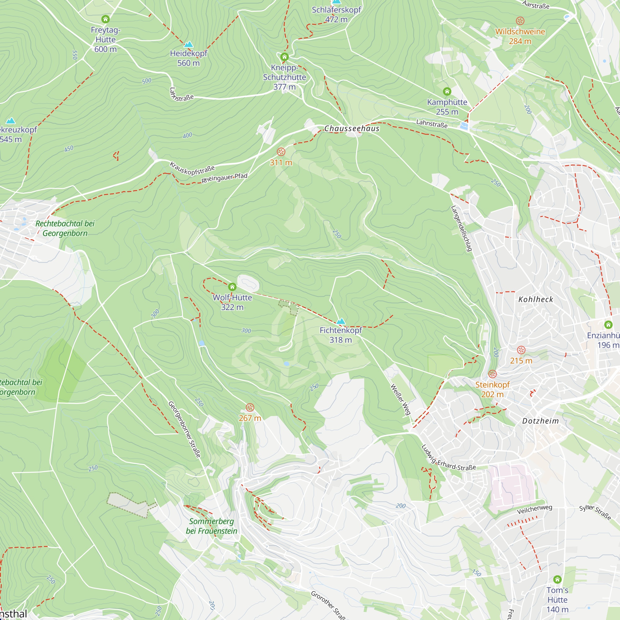 Alfred Schumann-Hütte map