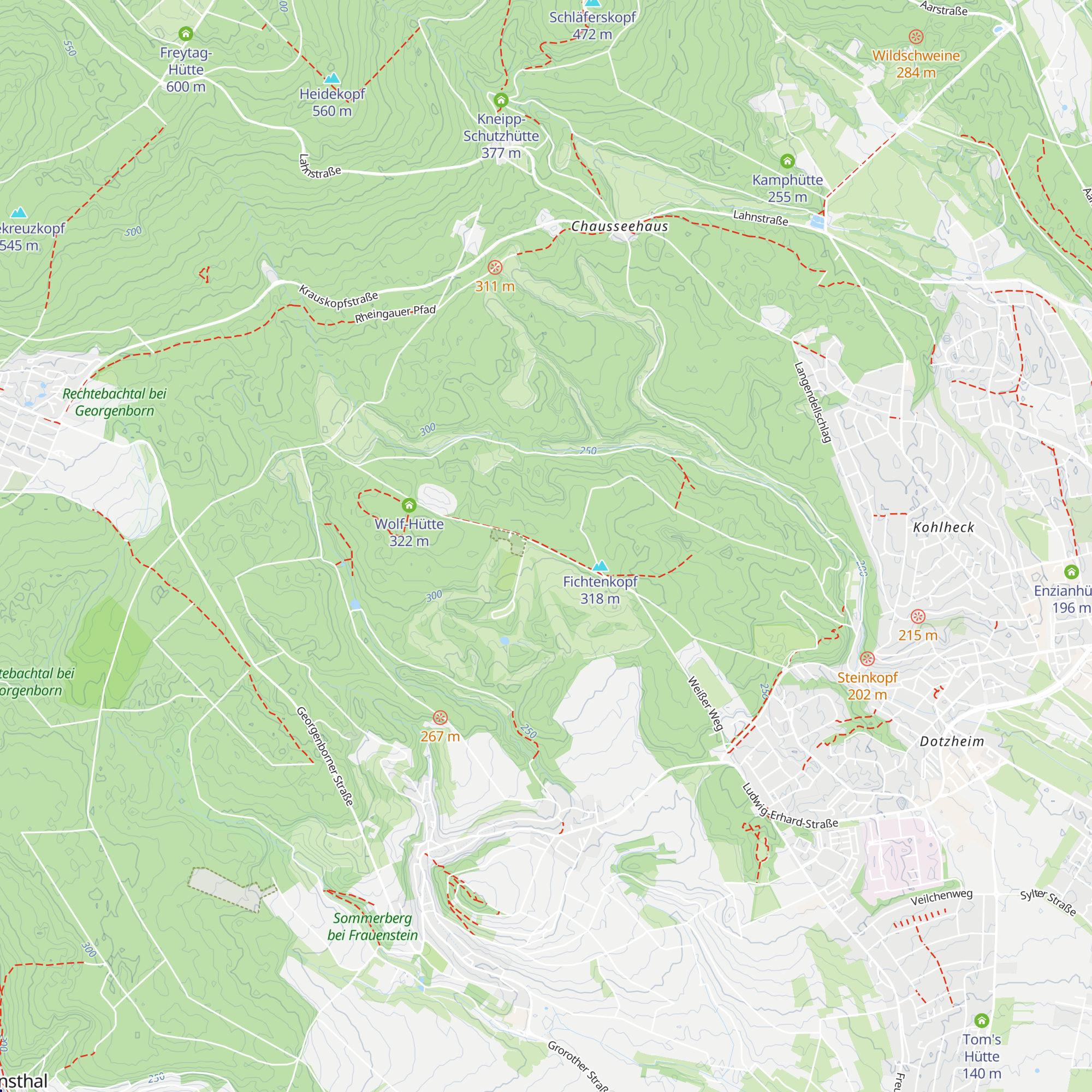 Alfred Schumann-Hütte map
