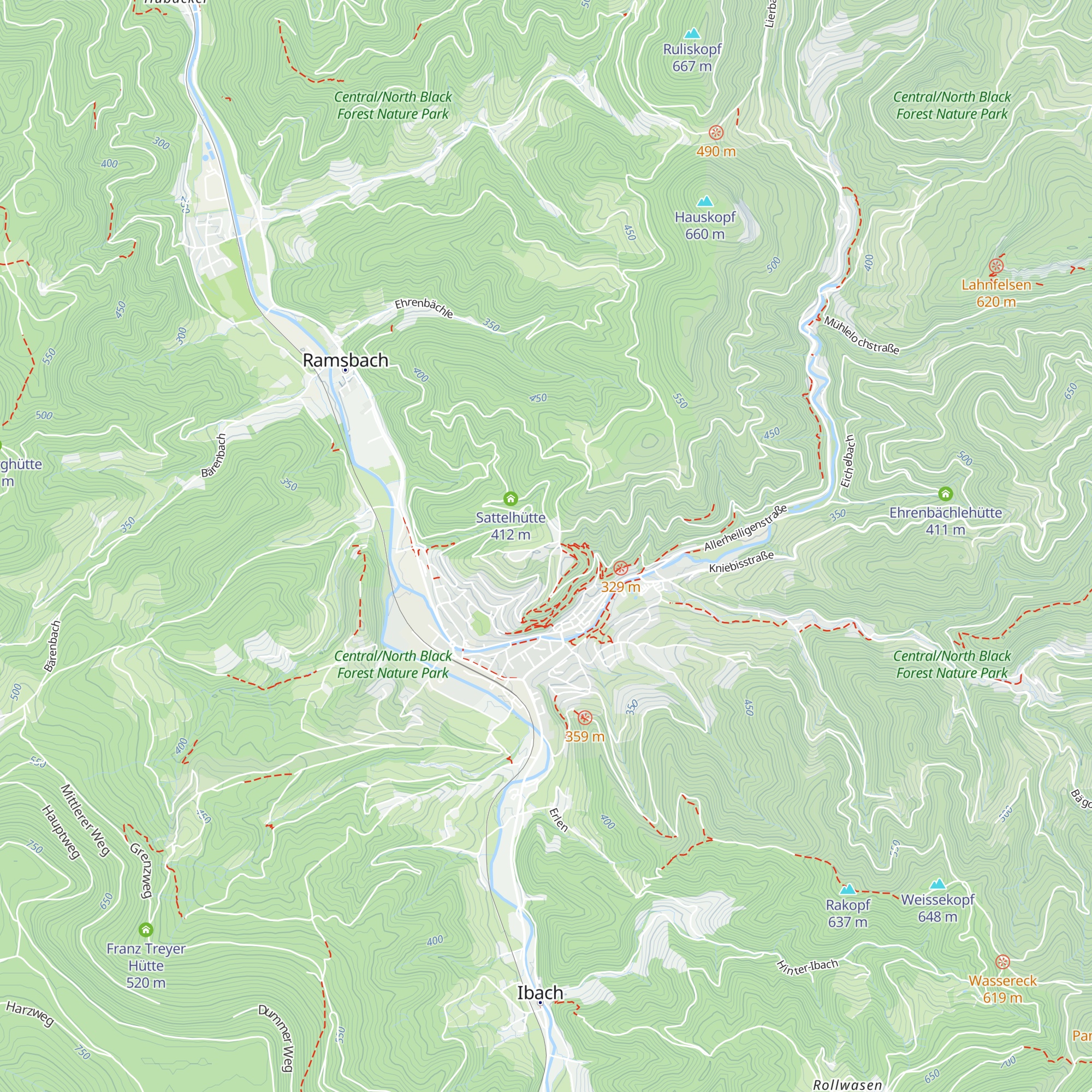Grillhütte Kleinebene map