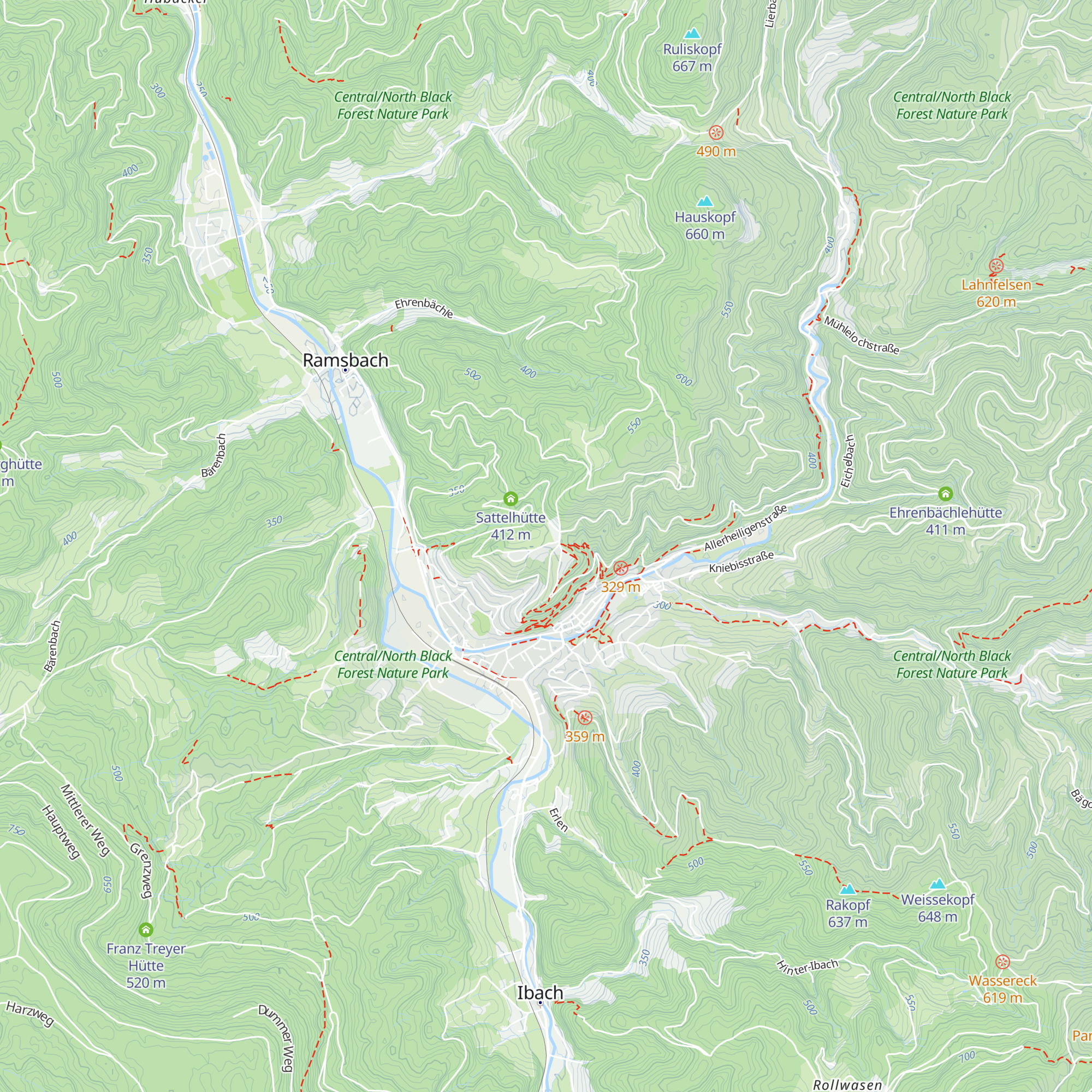 Grillhütte Kleinebene map