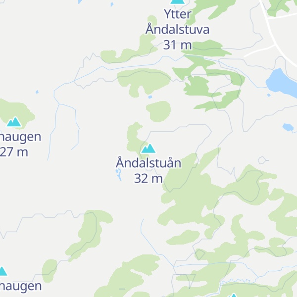 Map of Åndalstuån