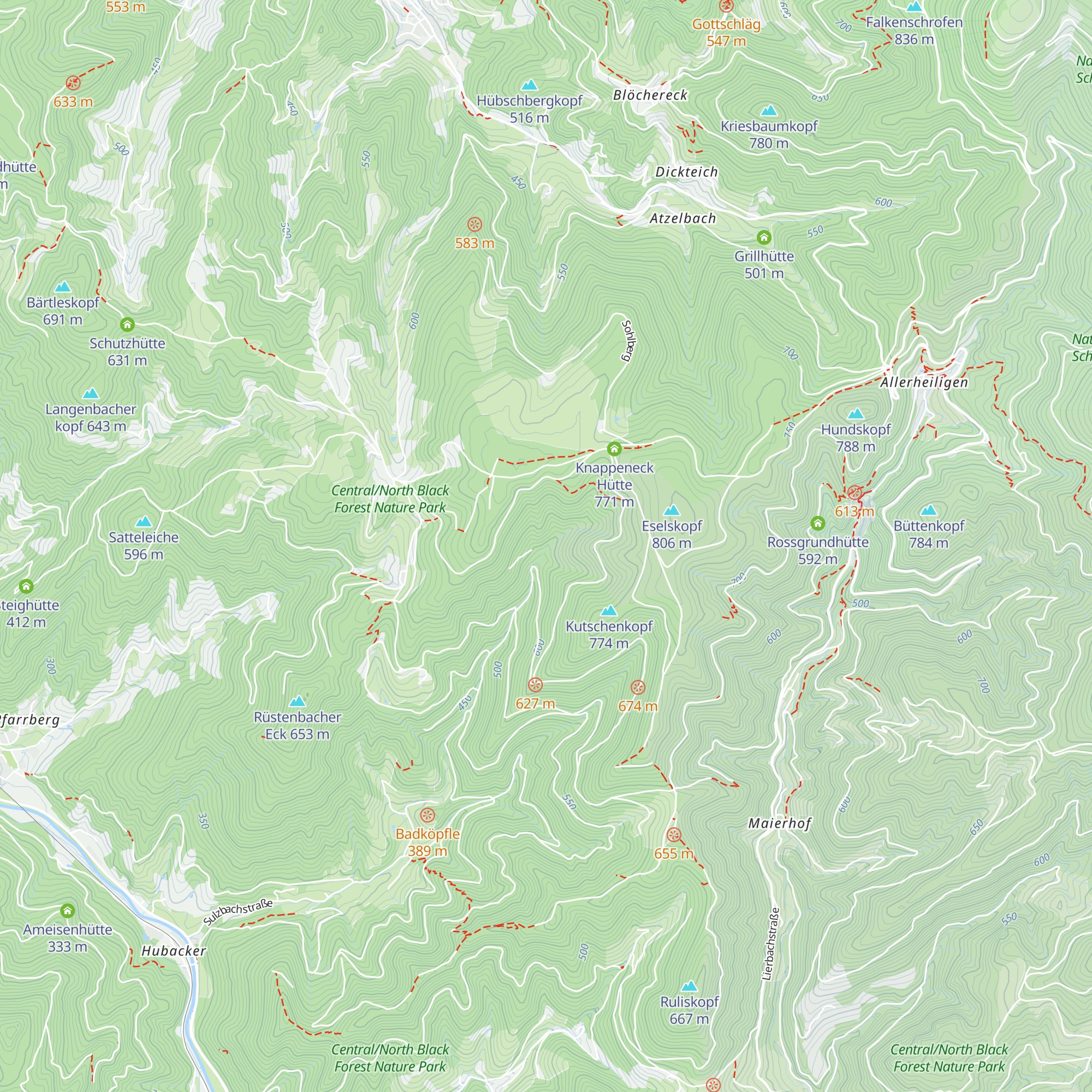Turnerhütte map