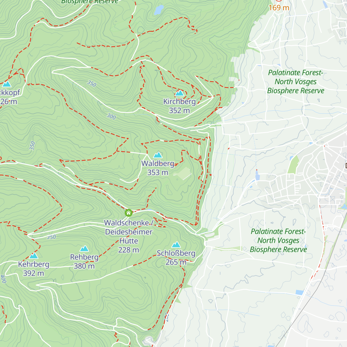 Wallberghütte map