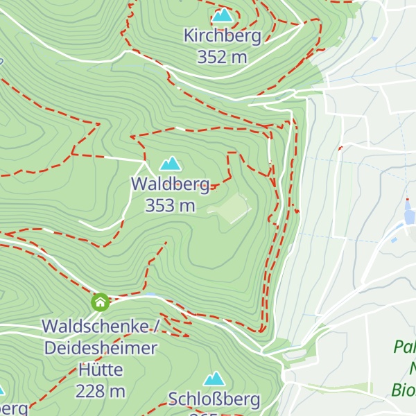 Map of Wallberghütte