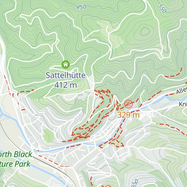Map of Turnerhütte