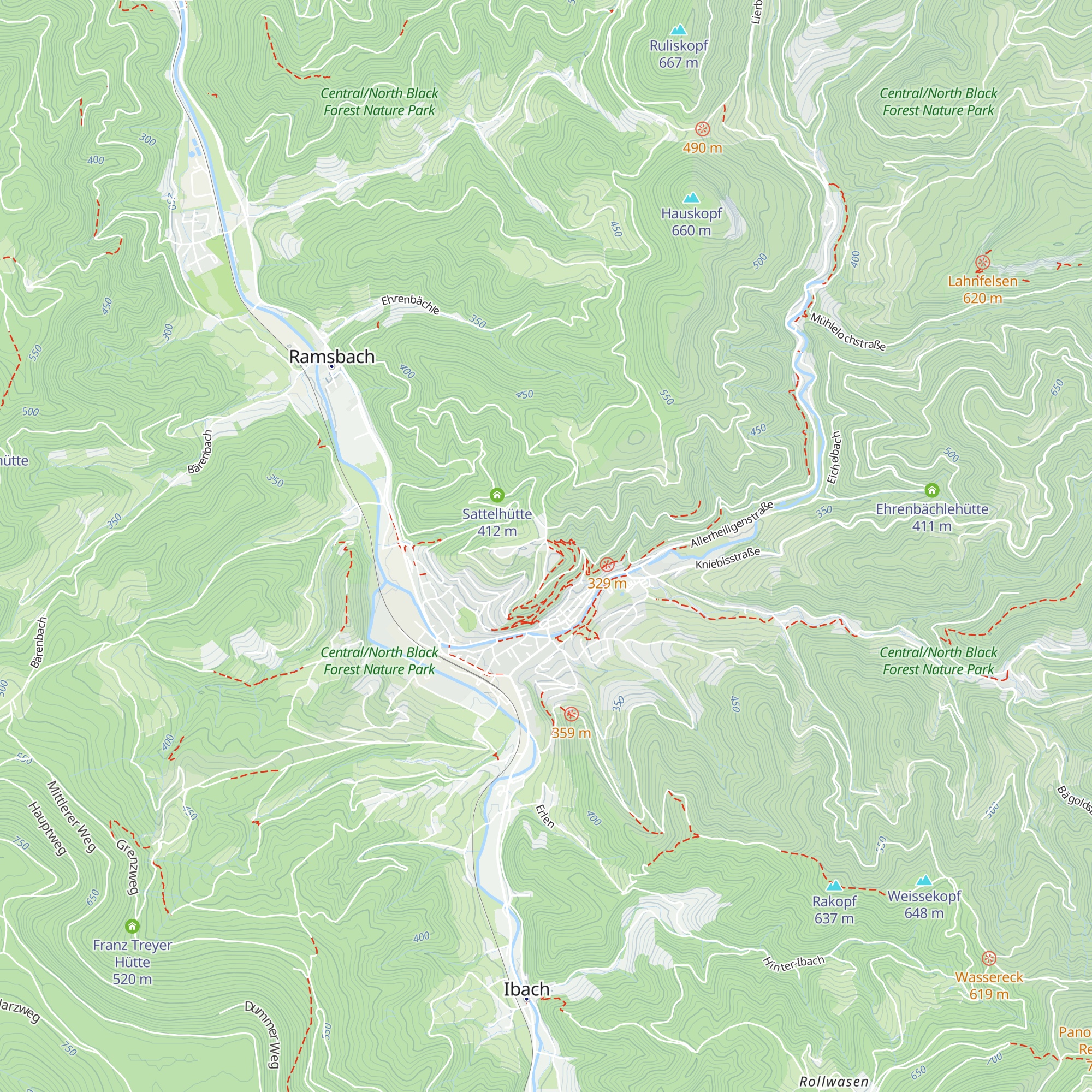Turnerhütte map
