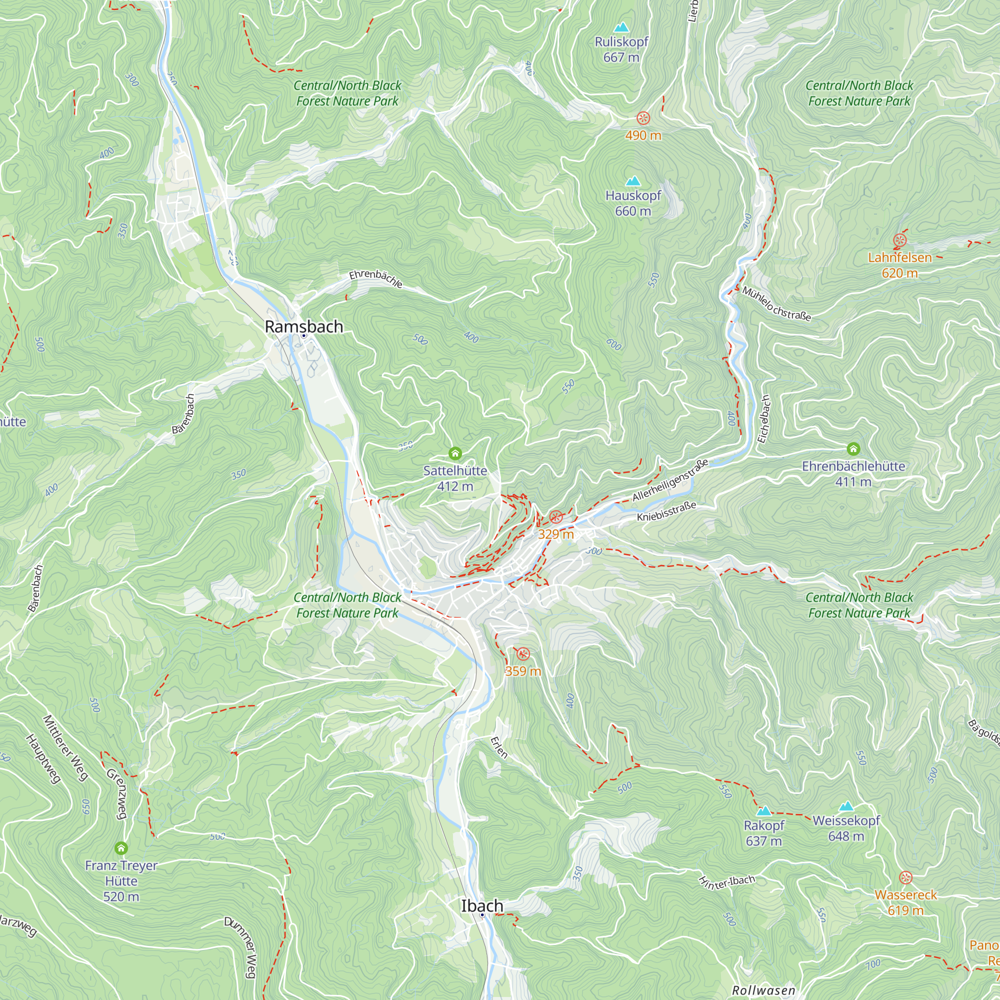 Turnerhütte map