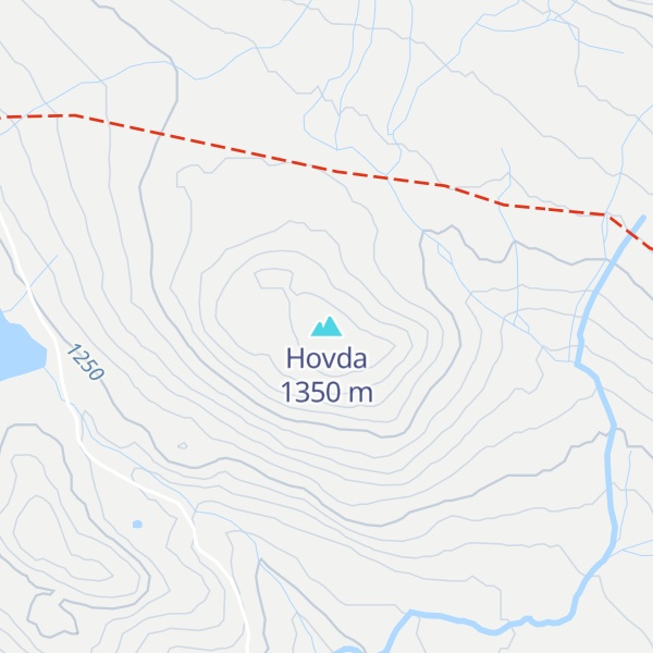 Map of Hovda