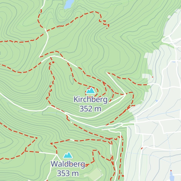 Map of Kirchberg
