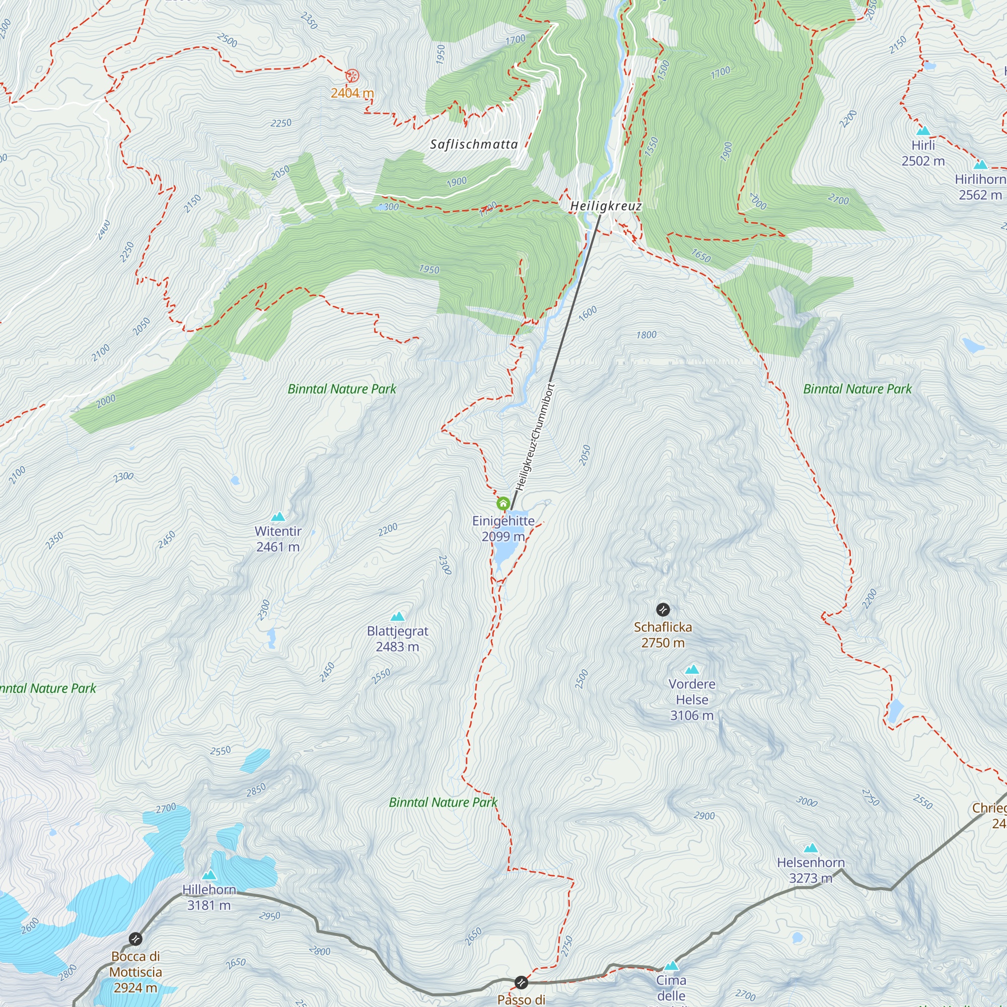 Einigehitte map