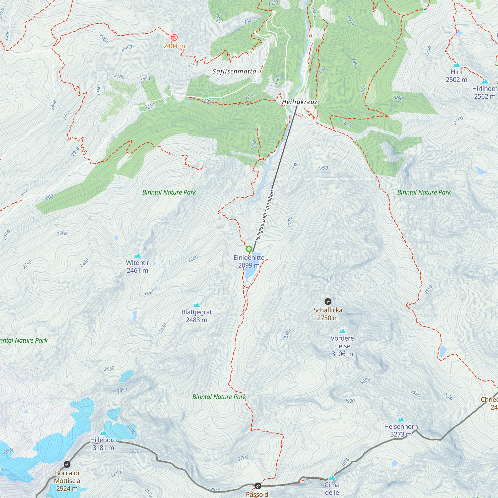 Einigehitte map