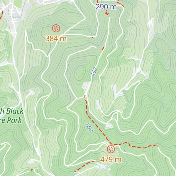 Map of Hodelstein Hütte