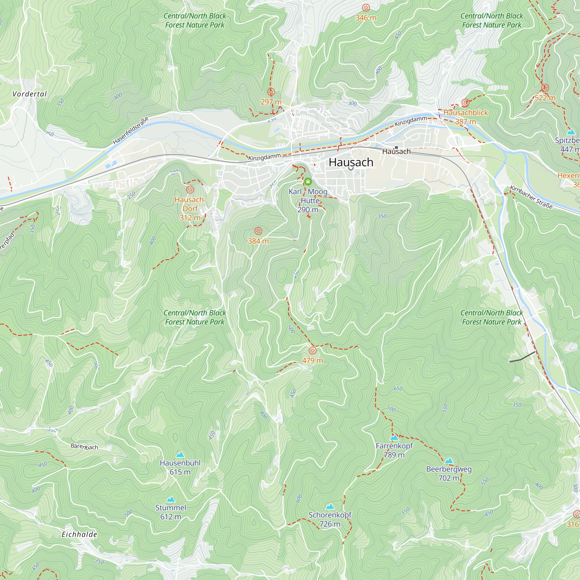 Hodelstein Hütte map