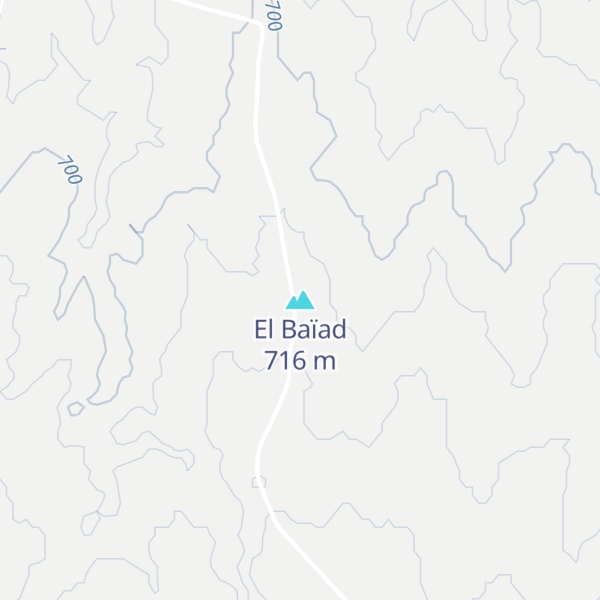 Map of El Baïad