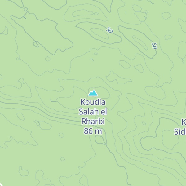 Map of Koudia Salah el Rharbi