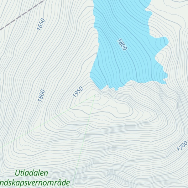 Map of Surtningstinden