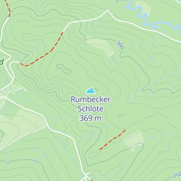 Map of Rumbecker Schlöte