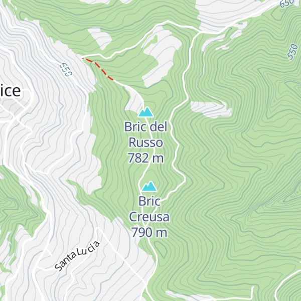Map of Bric Massimino