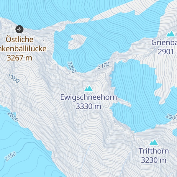 Map of Ewigschneehorn