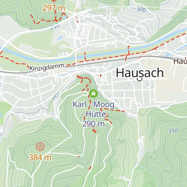 Map of Karl - Moog - Hütte