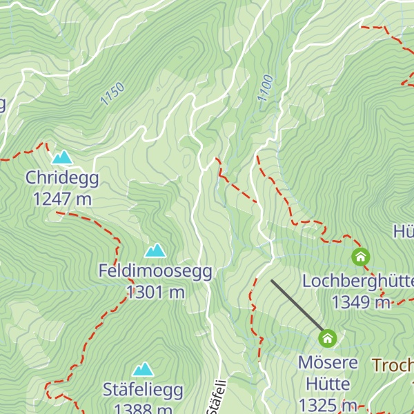 Map of Chüefershütte