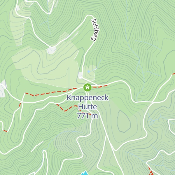 Map of Knappeneck Hütte