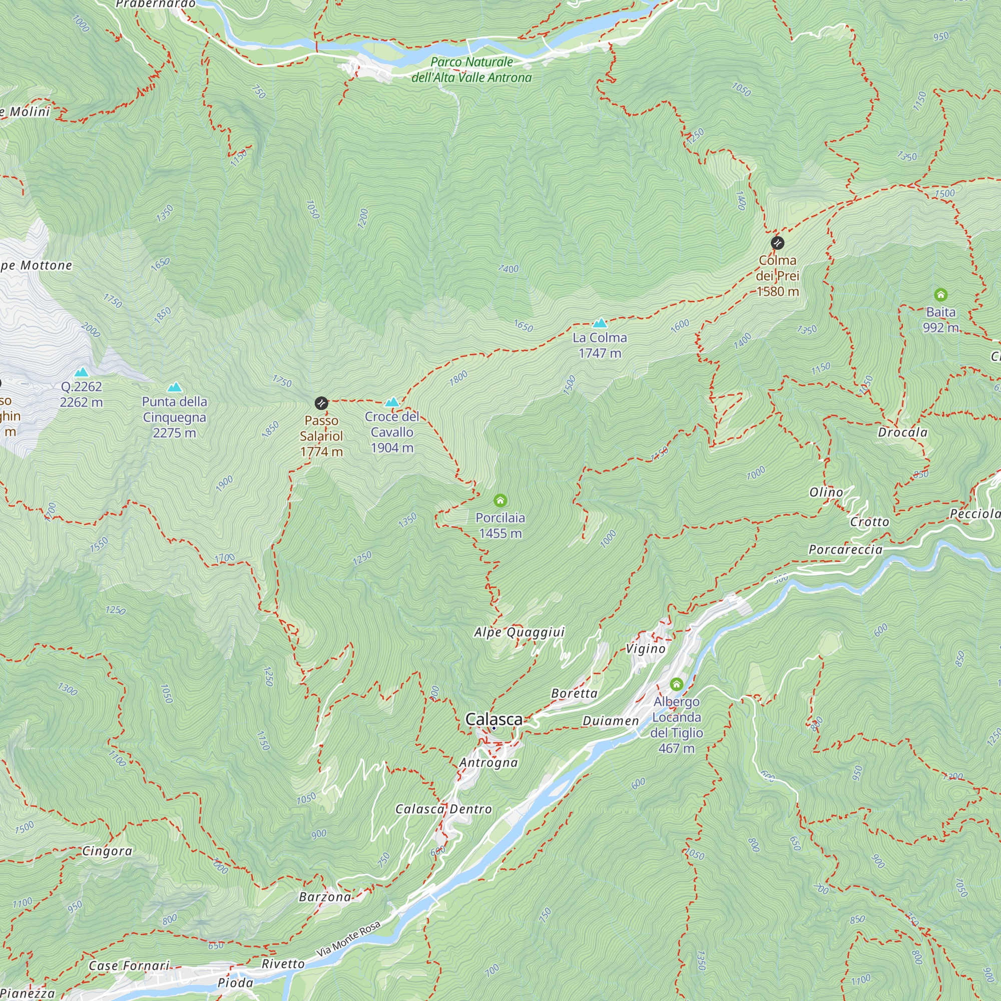 Porcilaia map