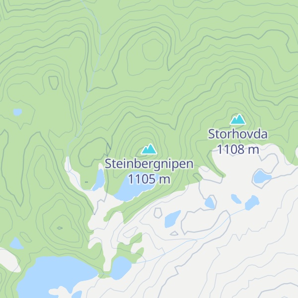 Map of Steinbergnipen