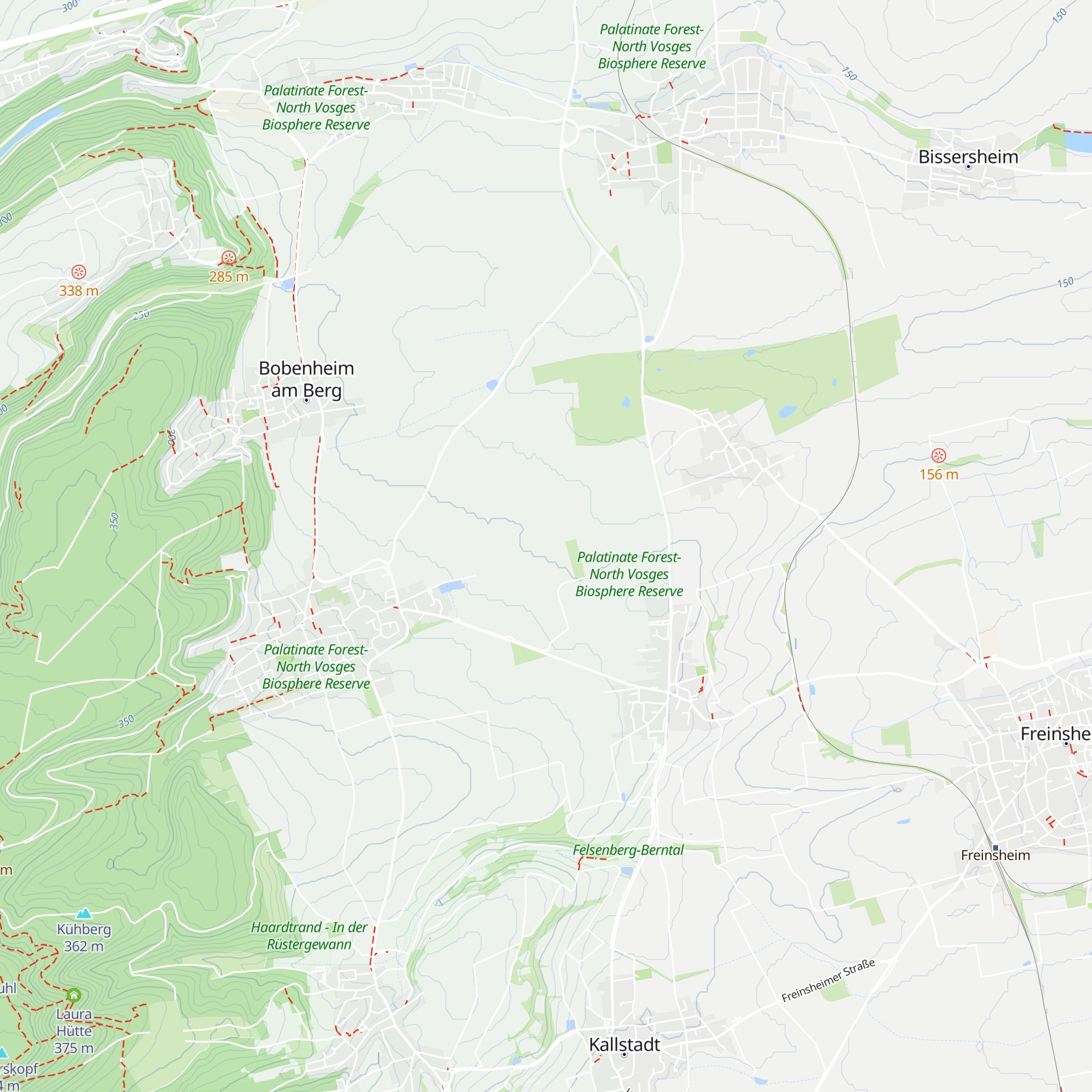 Weinbergshütte map