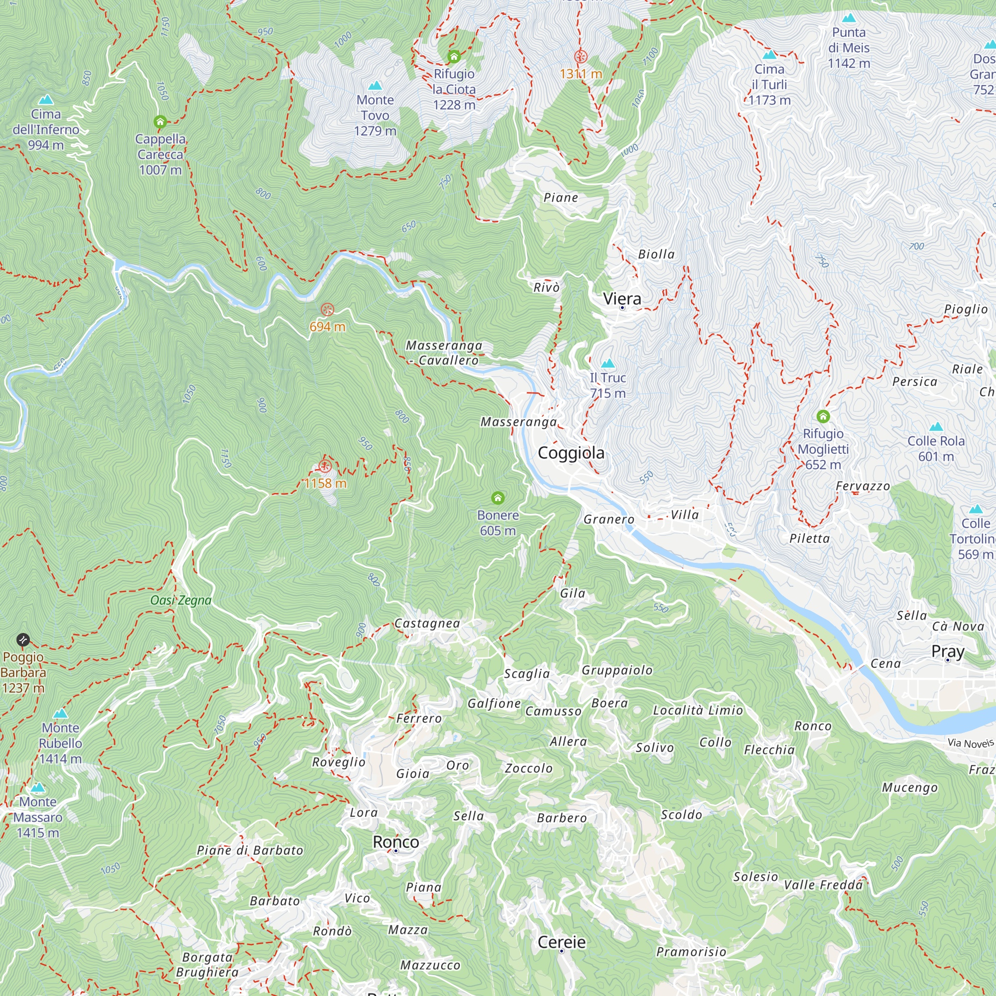 Bonere map