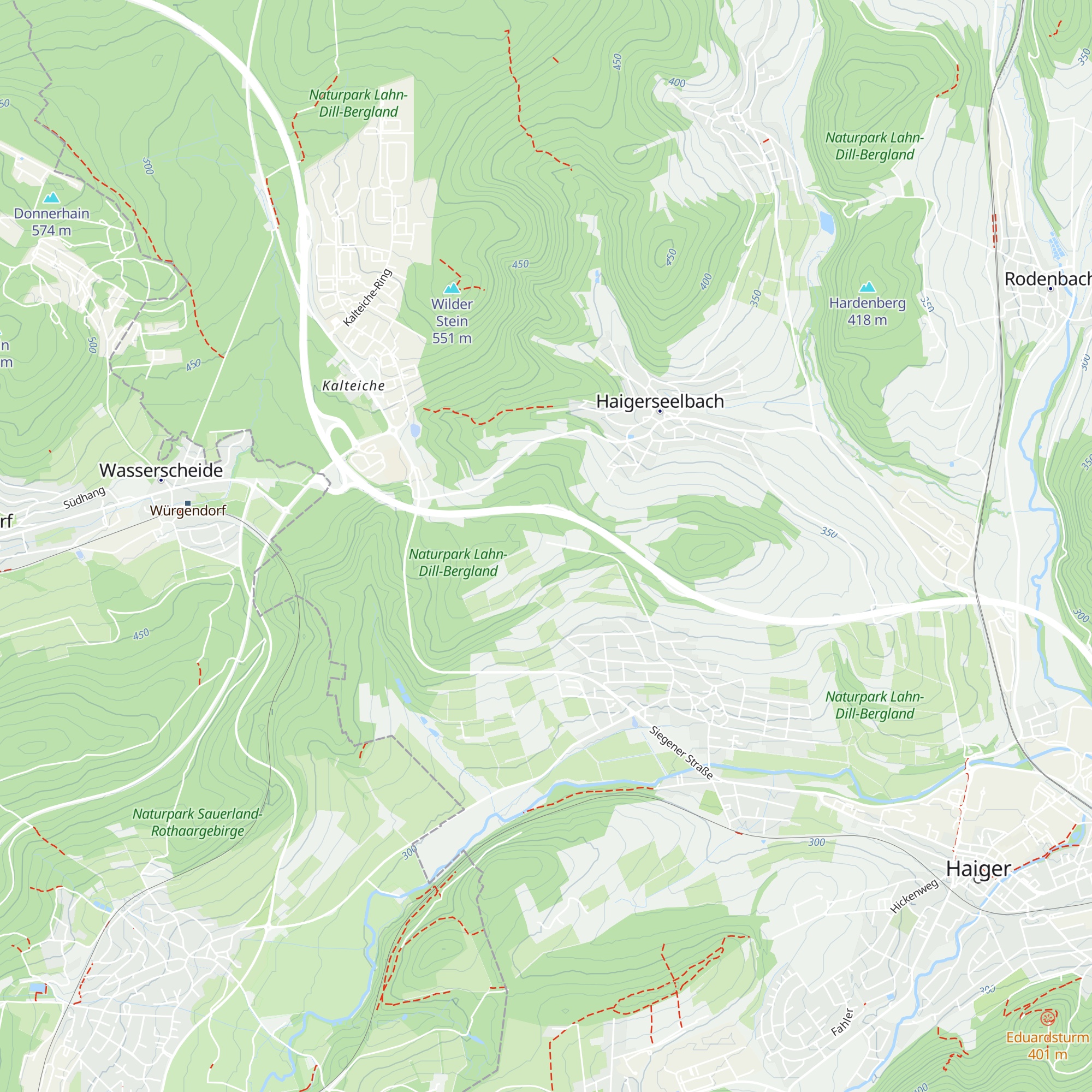 Hütte am alten Berg map