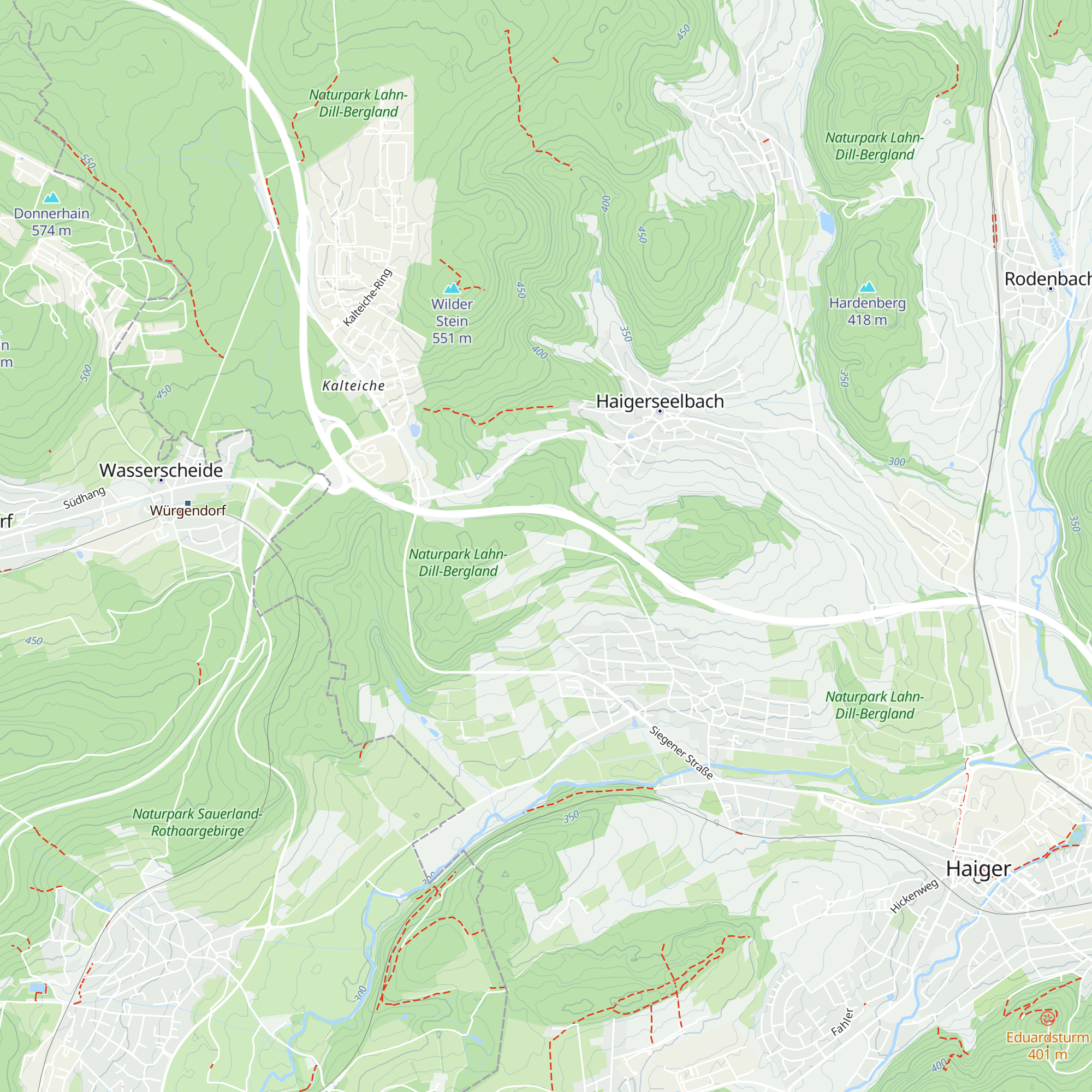 Hütte am alten Berg map