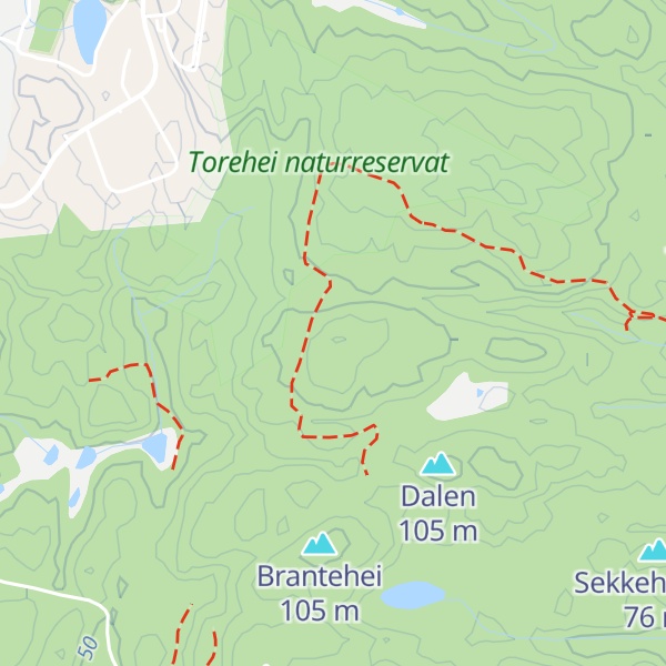 Map of Røyrmyråsen