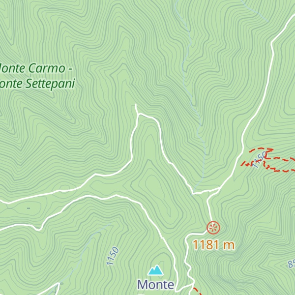 Map of Bric Bedò