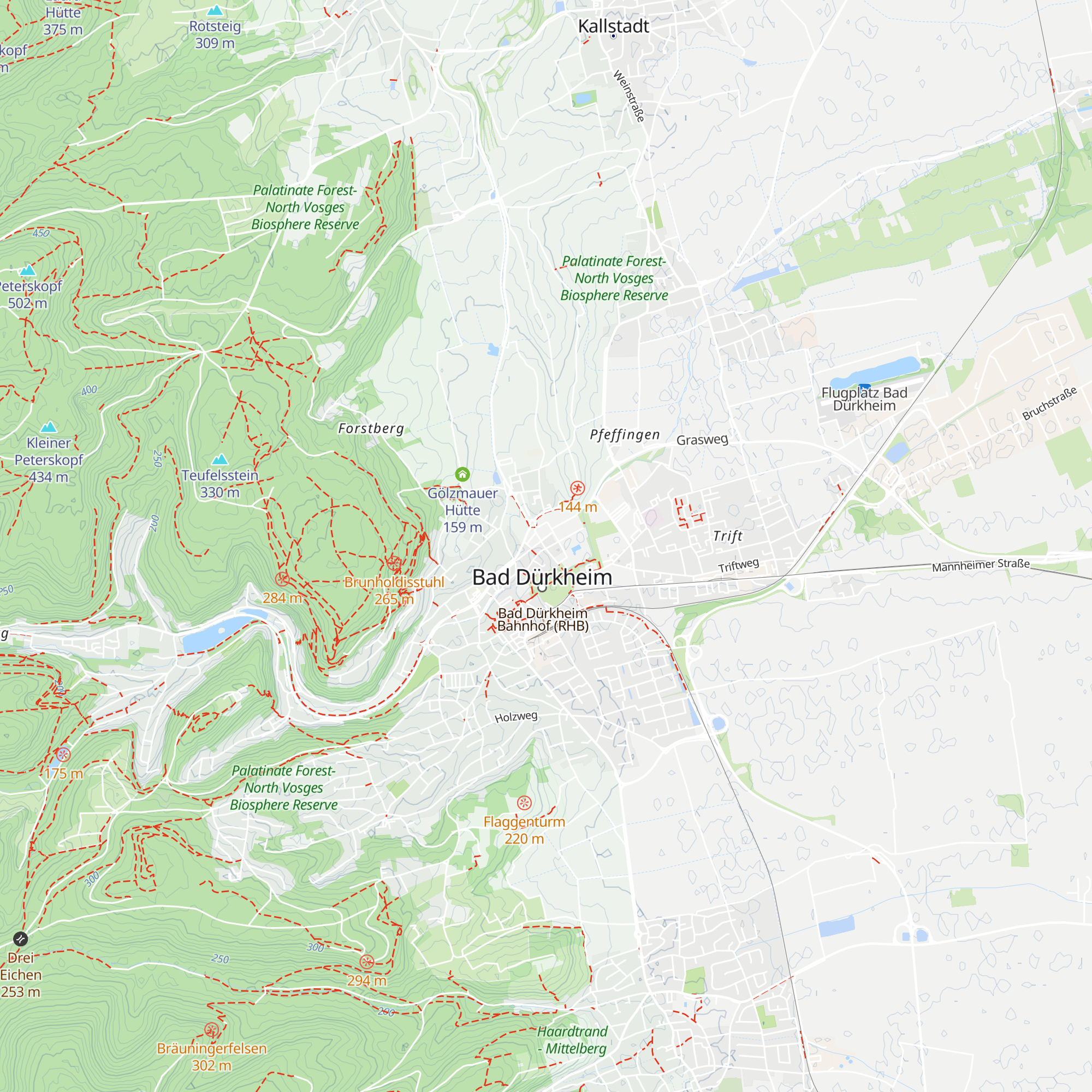 Tourist Information Bad Dürkheim map