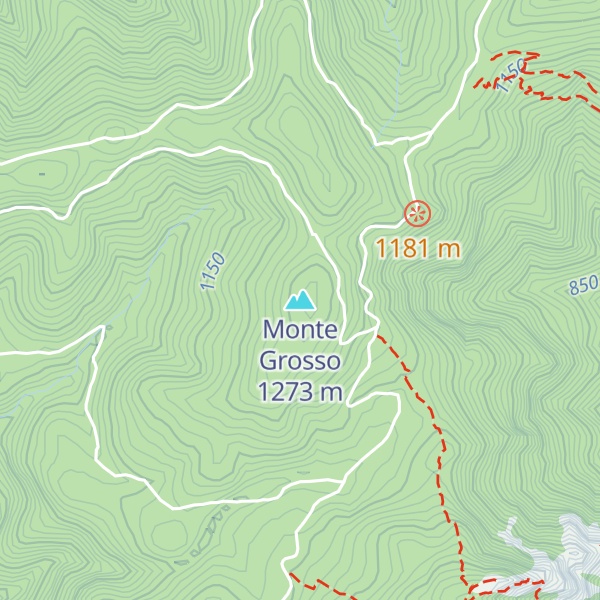 Map of Monte Grosso