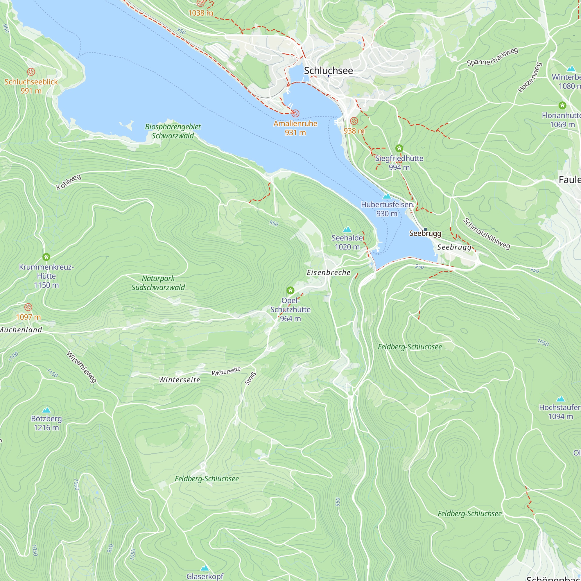 Opel-Schutzhütte map