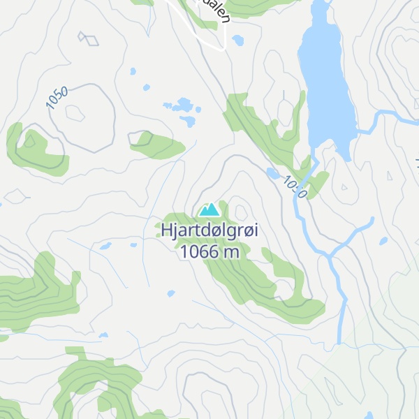 Map of Hjartdølgrøi