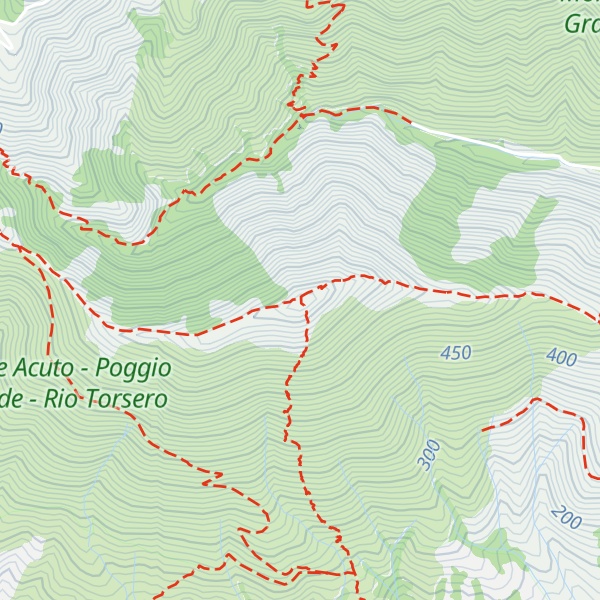 Map of Monte Pesalto