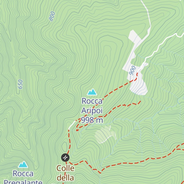 Map of Rocca Aripoi
