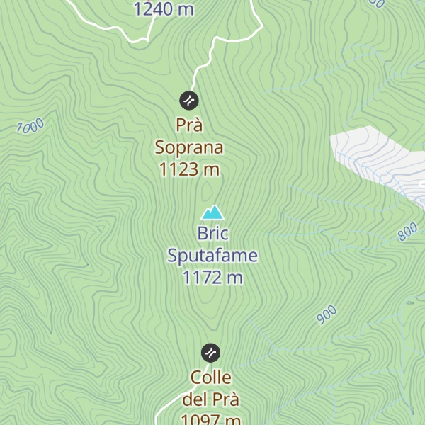 Map of Bric Sputafame