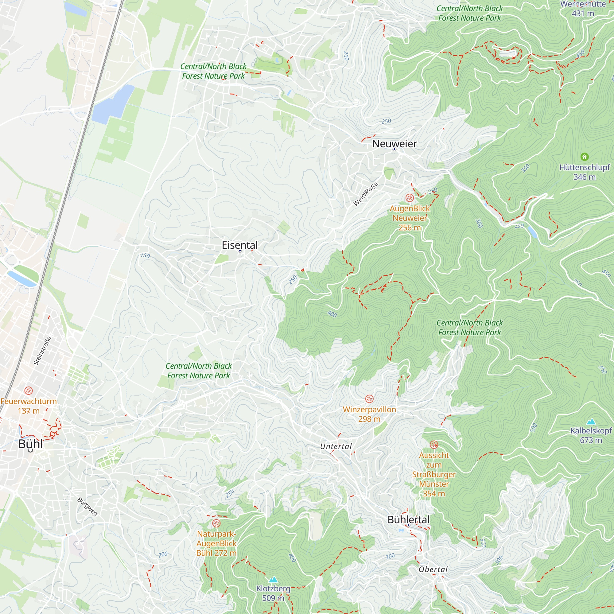 Tränkehütte map