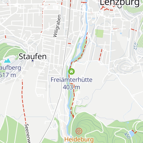 Map of Freiämterhütte