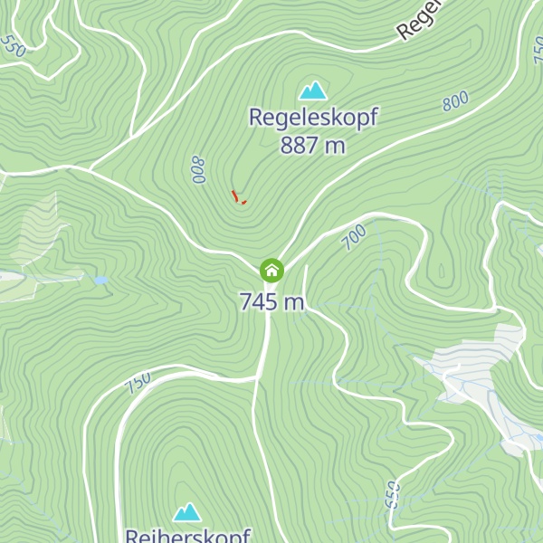 Map of Kreuzsattelhütte