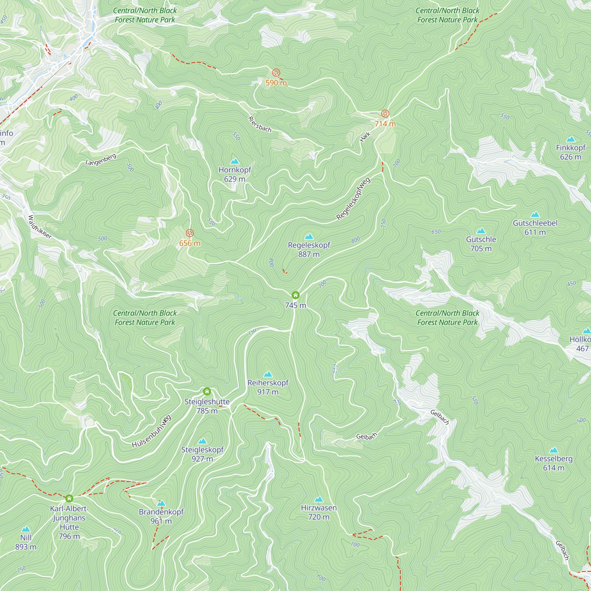 Kreuzsattelhütte map