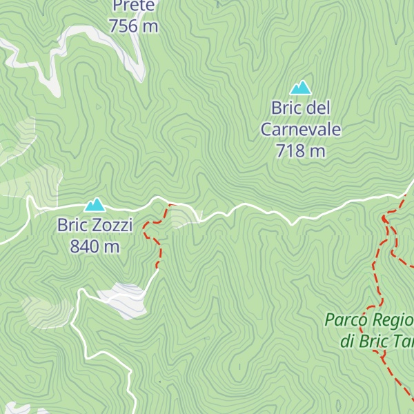 Map of Bric Granarolo