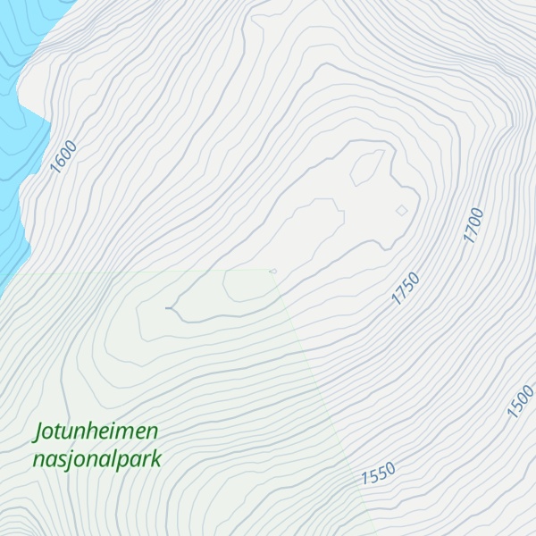 Map of Rundhøe