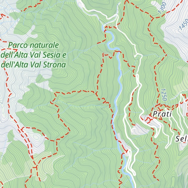 Map of Rifugio Obru Huusch