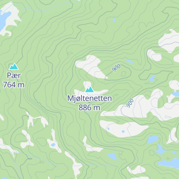 Map of Mjøltenetten