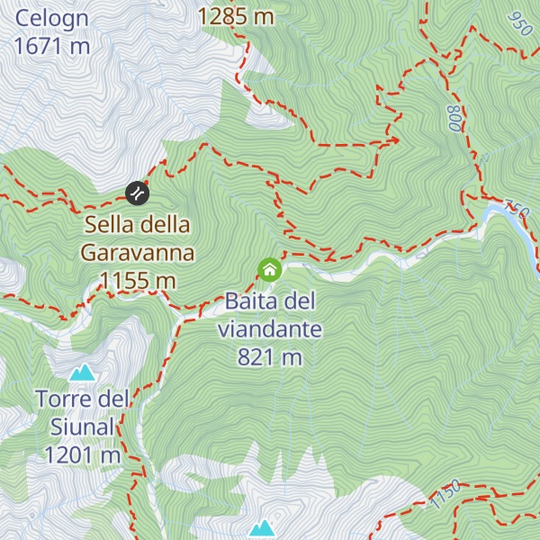 Map of Baita del viandante